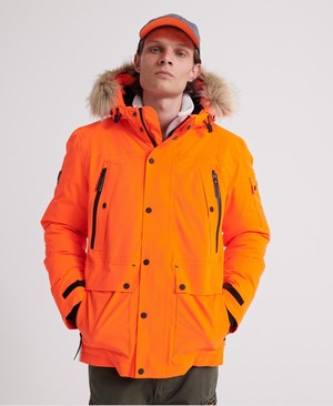 Superdry Waterproof Premium Ultimate Down Férfi Kabát Narancssárga | DFUJS1932